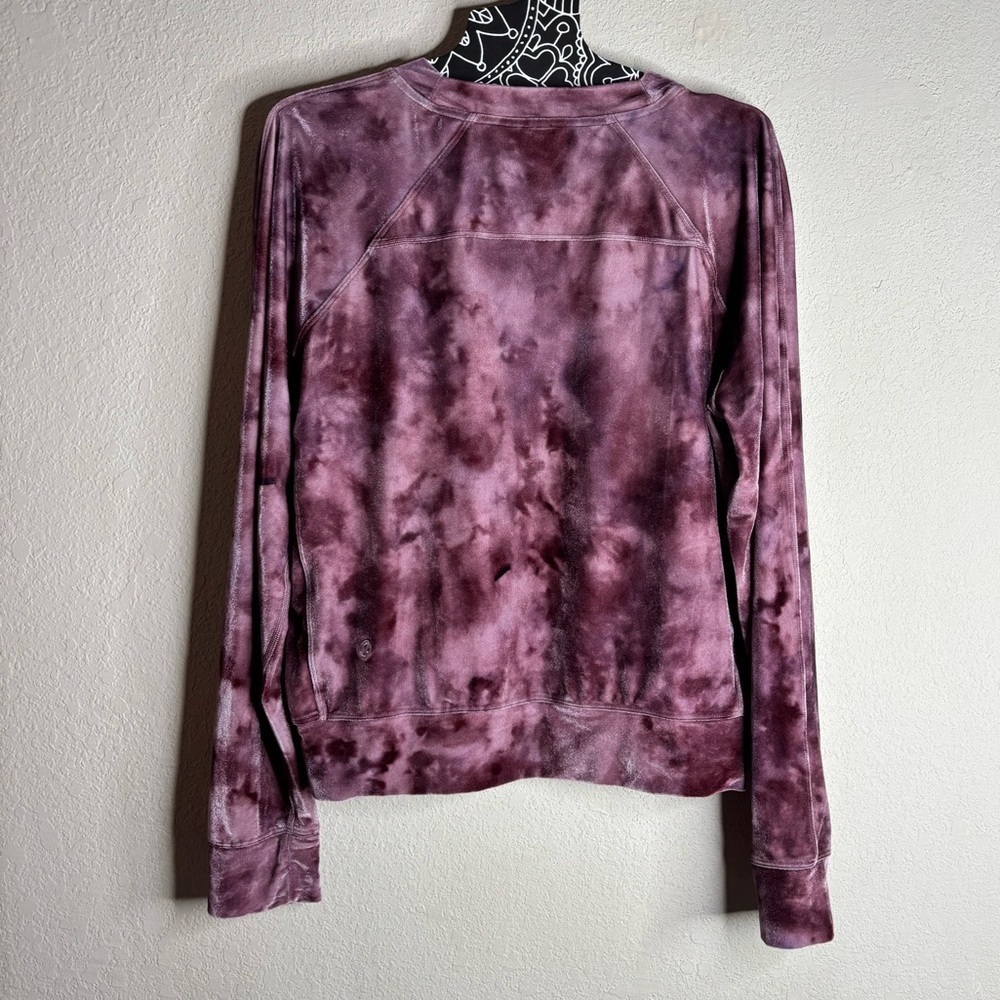 Lululemon crew Velour Warm Down color Interstellar Cassis Multi size 8 - Picture 3 of 6